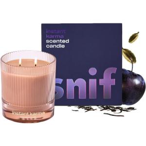 image:imageHalf Baked Apple Cider Smash Scented Candle by Snif Festive Fall Candle 50 Hours 100 Cotton Fiber Wicks Soy Wax Blend NonToxic Vegan 85ozInstant Karma