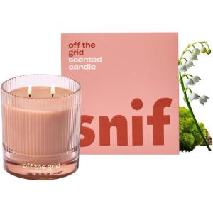 image:imageHalf Baked Apple Cider Smash Scented Candle by Snif Festive Fall Candle 50 Hours 100 Cotton Fiber Wicks Soy Wax Blend NonToxic Vegan 85ozOff the Grid