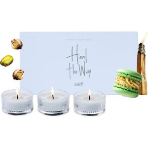 image:imageHalf Baked Pumpkin Smash Scented Votive Candles by Snif Festive Fall Candle 100 Cotton Fiber Wicks Soy Wax Blend NonToxic VeganHeal The Way