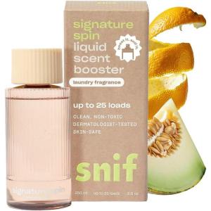 image:imageSnif Rain Check Scent Booster Clean and Crisp Scent 25 Loads NonIrritating to Skin Clean NonToxic Vegan Cruelty Free 85ozSignature Spin