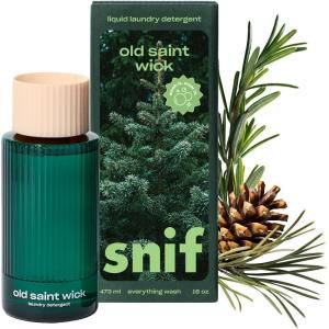 image:imageSnif Sweet Ash Laundry Detergent Low Key Sweet and Earthy Scent 64 Loads NonIrritating to Skin Clean NonToxic Vegan Cruelty Free 32ozOld Saint Wick
