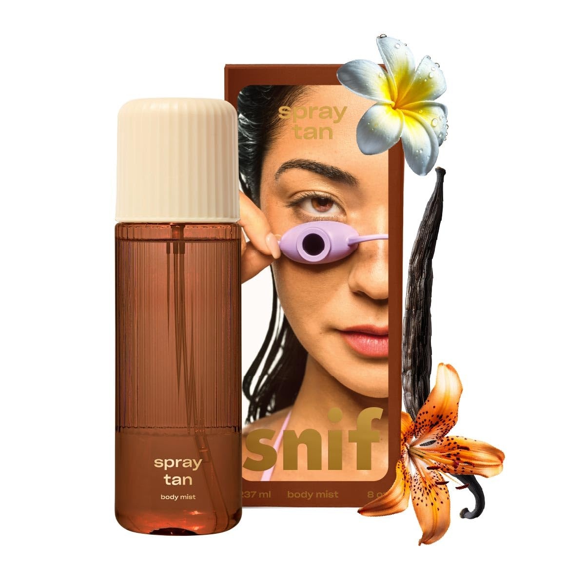 image:imageSnif Crunch Time Body Mist 25oz Warm Gourmand Hair Perfume amp Body Spray Cinnamon Brown Sugar amp Butter Long Lasting Fragrance Mist Clean Vegan Cruelty FreeSpray Tan