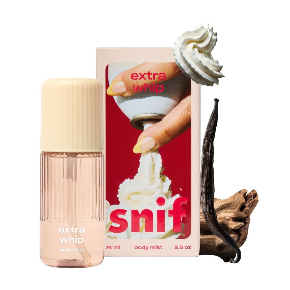 image:imageSnif Crunch Time Body Mist 25oz Warm Gourmand Hair Perfume amp Body Spray Cinnamon Brown Sugar amp Butter Long Lasting Fragrance Mist Clean Vegan Cruelty FreeExtra Whip